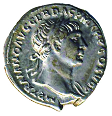 Сребърен денар на имп. Траян (98 &ndash; 117 г.)
