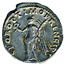 Сребърен денар на имп. Траян (98 &ndash; 117 г.)