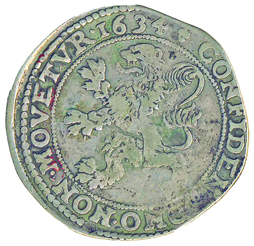 Сребърен талер на Белгийска конфедерация (1643 г.)